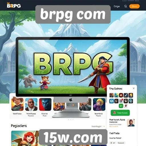 interface e usabilidade do site brpg com